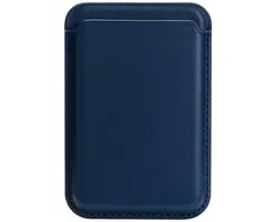 Magnetische Kaarthouder Geschikt Voor iPhone Magsafe - Wallet Card Holder - Portemonnee - Pasjeshouder - voor iPhone 12 / 13 / 14 / 15 / 16 / 17 / PRO / PRO MAX - navy blauw
