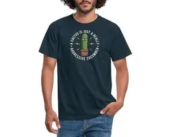T-shirt Homme Cactus En Colère Drôle | Concombre Agressif