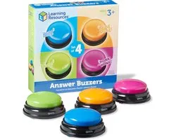 Learning Resources Antwoordknop Buzzers (Set van 4) - 3+