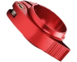 Lichtgewicht CNC Aluminium Zadelpenklem voor Dahon 40mm en 41mm Compatibiliteit (Rood 41mm QC99)