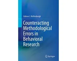 Behavioral Science and Psychology (R0) - Counteracting Methodological Errors in Behavioral Research