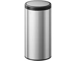 EKO - Villa Swing Top Bin 40 Liter - Mat RVS - RVS