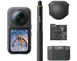 Insta360 - X6 Essentials Bundle Midnight Black - Actioncam - Videocamera