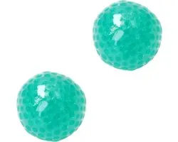 Banzaa anti-stress Orbeez Mesh 7cm ‒ NOUVEAU Ballon Extra Épais ‒ Set 2 Pièces Vert