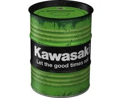 Kawasaki - Let the good times roll. Money Box Oil Barrel.