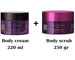 Rituals Yozakura - Duo Set - Body Scrub 250 gr + Body Cream 220 ml + Scrub zakje