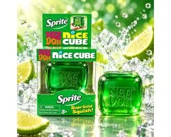 NeeDoh® Nice Cube Soda Vert – 1 Pièce — Jouet Squishy Fidget – Super Solid Squish – Jouet Anti-Stress à Presser
