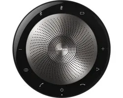 Jabra 710 MS - Speakerphone / luidspreker - Omni-directionele microfoon en HD-voice - Universeel USB/Bluetooth -Zwart/zilver