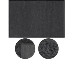 Springos Deurmat - Buitenmat - Droogloopmat - Anti-Slip - Grafiet - 150 x 90 Cm