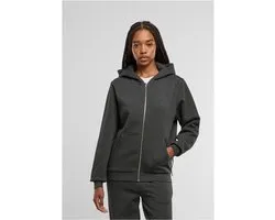 Urban Classics - Fluffy Vest met capuchon - M - Grijs