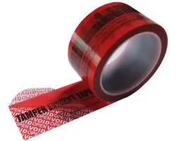 1 roll 5cm x 55m, red, total transfer, safety tape - ShopVlot