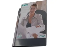 EXXO-HFP # 14967 - Album de présentation A4 de présentation 120 sachets - Noir - 1 pièce - Avec étui