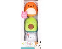 MICROMALLOWS - 3 Pack Plush Squishmallows (Mireya, Roah, Nico) 6cm
