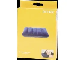 2 INTEX Opblaasbare Hoofdkussens - 43 x 28 x 9 cm - Kampeerkussen - Reiskussen - Kussen - Festival - Festivalkussen - Opblaasbaar Kussen - Kopkussen - Reizen - Kamperen - Kamping - TWEE STUKS