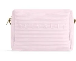 SUITSUIT Toilettas dames - Luxe make up organizer - Stijlvolle toilettas - Elegante make up etui - Fusion Toilettassen - Roze
