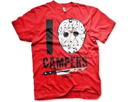 Friday the 13th I Jason Campers T-Shirt Red-L