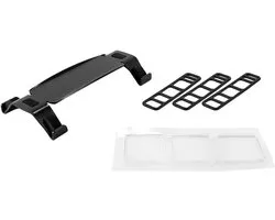Autohouder voor JBL Flip4 / Flip5 / Flip6 Bluetooth-luidspreker, metalen houder, autorijplatform, luidsprekerhouder (zwart)