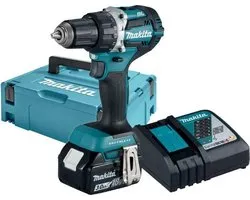 Makita DDF484RF1J 18V Boor-/Schroefmachine Koolborstelloos 3,0 Ah Accu (1 St), Snellader, Mbox