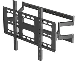 Support mural robuste Unho pour téléviseurs de 55, 65 , 75 , 85, 86, 95, 98 et 100 pouces (jusqu'à 120 kg) - Support mural pour téléviseur - Motion totale - Compatible VESA 800 x 600 mm - Support universel pour téléviseurs à écran plat LED /LCD
