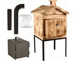 ROOKOVEN.SMOKER.ROOKKAST.BBQ.Rookoven..in hout