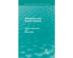 Routledge Revivals - Semantics and Social Science