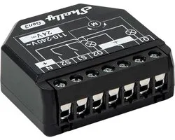 Shelly 2-Kanaals Controller Met Energieverbruikmeter Voor Smart Home