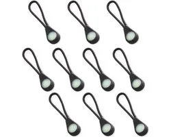Allesvoordeliger Zipper puller Glow in the dark - per 5 stuks