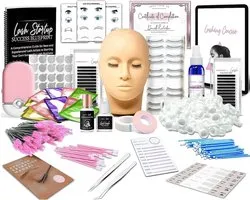 Luxe Wimperextension Starters Pakket met Mannequin - Beginnend Wimperstylist en Professionals - Oefen Wimper Extensions Set - Lash Lift Kit - Lash Lift Set