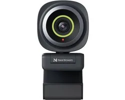 Webcam 1080p 60fps met microfoon, streaming autofocus en instelbare FOV, USB Plug and Play