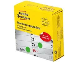 Avery-Zweckform 3851 Etiketten Voor Markeringspunten Diamete