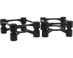 IsoAcoustics Aperta 200 Speaker Ontkoppeling Stands, Per Paar, Zwart