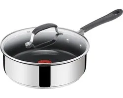 Sauteuse en Ceramic Jamie Oliver by Tefal Easy Cook - Ø 24 cm - Céramique - Sans PFAS - Avec couvercle - Compatible induction