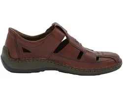 Rieker -Heren - cognac/caramel - sandalen - maat 44