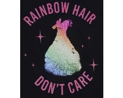 Zwarte top T-shirt - DreamWorks Trolls