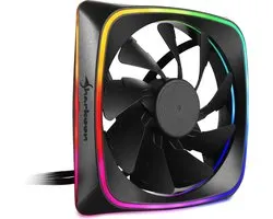 Sharkoon RGB SHARK Lights - Behuizingsventilator - 120mm - ARGB Verlichting - Stille Werking