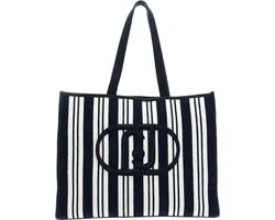 LIU JO Schoudertas Shopper Lucente Tote Midnight Donkerblauw