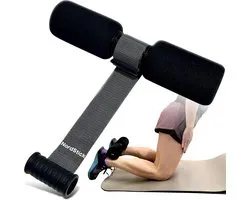 NordStick Nordic Hamstring Curl Strap - Thuis & Onderweg Trainen - 10-Seconden Setup - Voor Nordic Curls, Sit-Ups, Squats - Compact & Veelzijdig - Krachttraining Zonder Opsteltijd