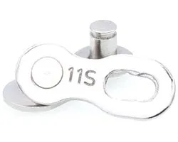 Herbruikbare Missing Chain Link - 11 Speed Smart link - Quick link Kettingschakel - voor KMC / Shimano / Sram Zilver