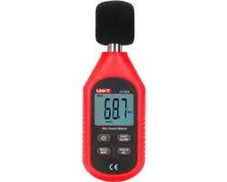 UNI-T UT353 geluid decibel meter met condensator microfoon en LCD display