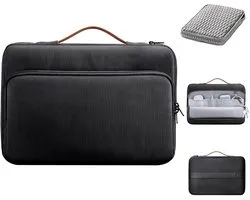 360 Protective Laptop Carrying Case for New 16-inch MacBook Pro M4/M3/M2/M1 Pro/Max 2024-2019, Water-Resistant Laptop Bag Sleeve with Accessory Pocket for The New Razer Blade 15