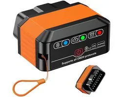 Konnwei KW06 Elm327 V2.0 OBD2-scanner - Bluetooth 5.2 - Compatibel met iOS en Android - Autodiagnoseapparaat - Autoscanner - Diagnose-interface