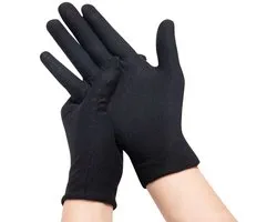 Handschoenen - Verkleedkleding - Kostuum accessoire - Feest accessoire - Verkleedhandschoenen - Black gloves - Costume gloves - Feesthandschoenen - 1 paar - Zwart - Jonyx