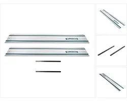 Makita geleiderails set 2x geleiderail 1000 mm + 2x geleiderailverbinder