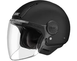 SMK Laminar Casque Jet Mat Noir - Taille XXL - Casque