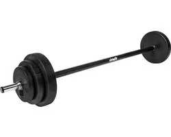 VirtuFit Aerobic Pump Halterset Vinyl - 20 kg - Incl. Halterschijven en Veerclipsluitingen - Halterstang met Gewichten - Fitness Gewichten - Halter Stang - Hoogwaardig materiaal - Haltersets