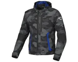Macna Riggor Noir Blue Blousons Textile Imperméable XL