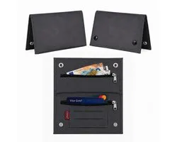 Champ Shag Etui - Tabak Etui - Kunstleer - 4 Vakken - Unisex - Donkergrijs