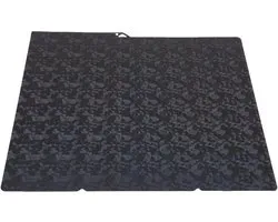 Dubbelzijdige Bouwplaat - 3D Printer Bed - 3D Prints Bevestigen - PEF/PEY Star & Flake - 264x276mm - Zwart