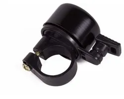 Benson Compacte fietsbel - Strak design - Zwart - 35 mm breed - Inclusief montagemateriaal