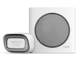 Extel diBi Plug white draadloze deurbel
